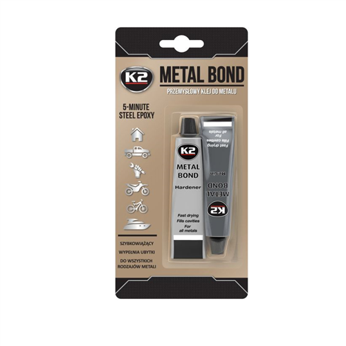 K2 Metal Bond Двокомпонентний епокс. клей для металу 56,7г B116