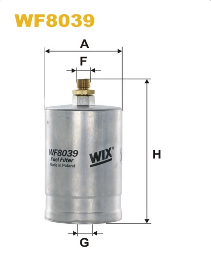 WIX WF8039 Фільтр паливний Filtron PP 835