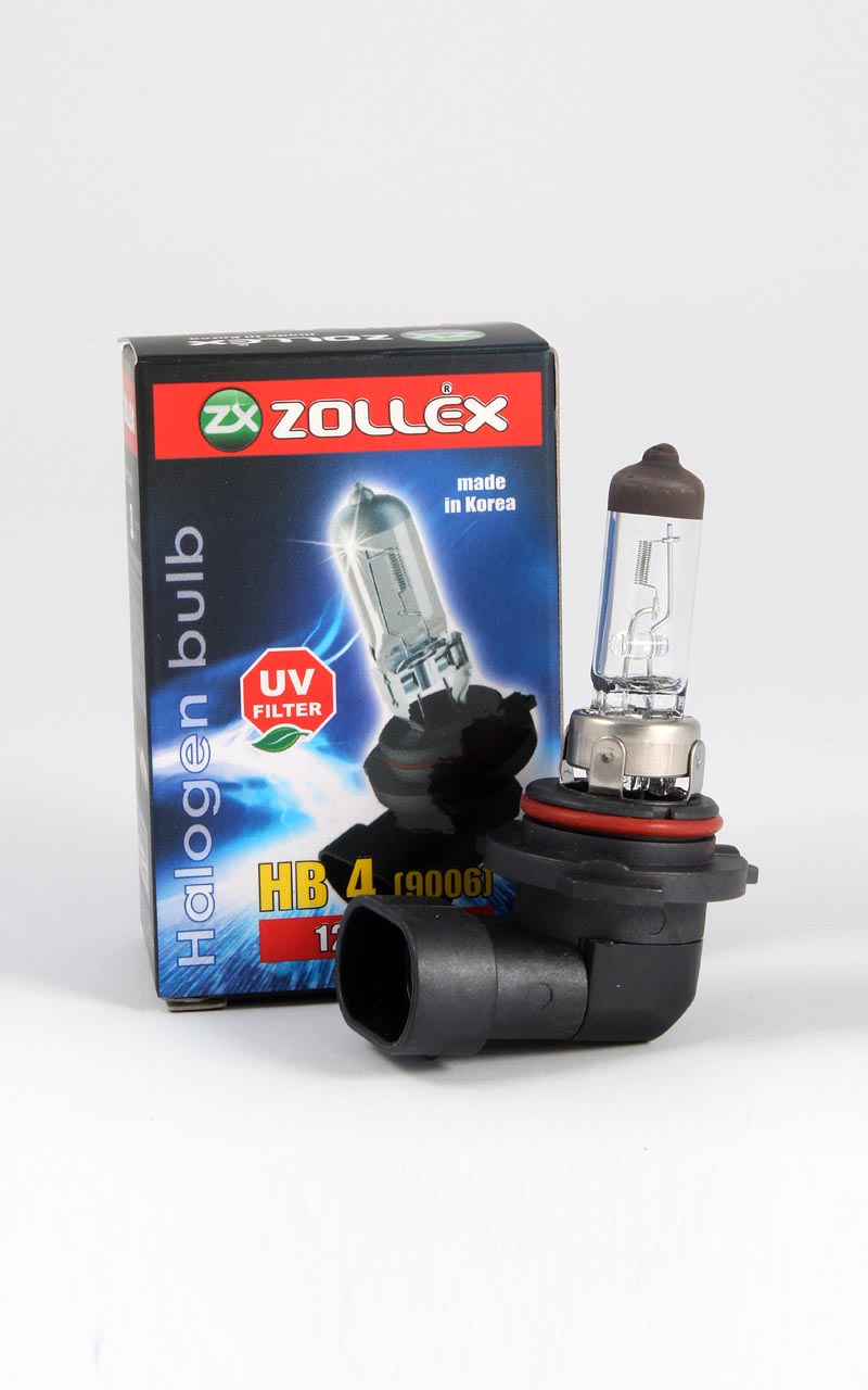 Zollex Лампа авто галоген. HB4 (9006) 12V 51W 59824