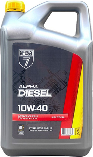 Seven Flags ALPHA DIESEL Олива моторна Dies 10W40 5л CF/SL