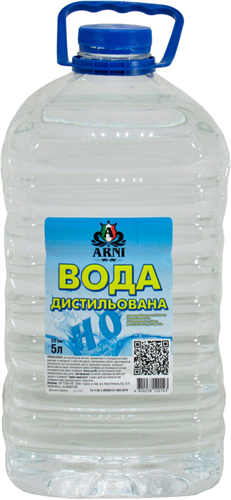 Вода дистилированная 5 л