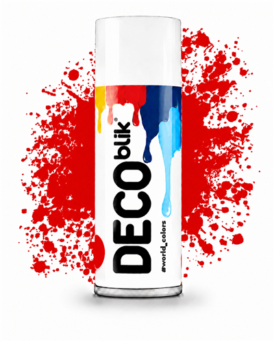 Deco Blik Жаростійка фарба червона 400мл TE746 15113