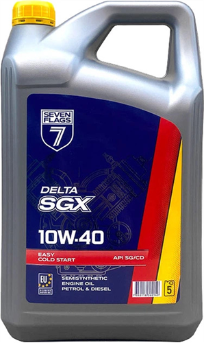 Seven Flags DELTA SGX Олива моторна 10W40 5л SG/CD