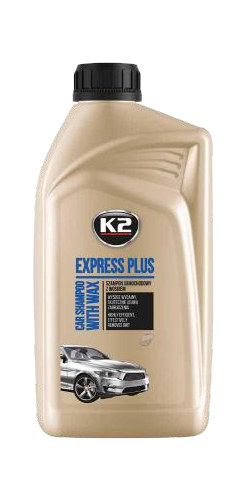 K2 Express Plus ЖОВТА - Автошампунь з воском 1л EK1410