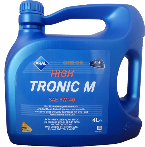 ARAL Масло мот. HighTronic М 5w40 4л.