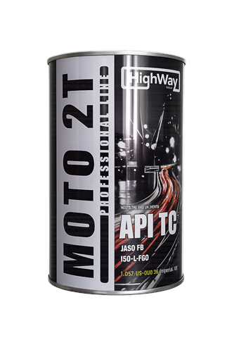 HighWay Олива мот.2T API TC 1л п/с пластик