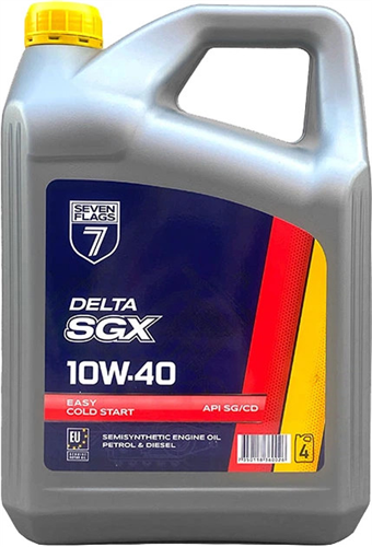 Seven Flags DELTA SGX Олива моторна 10W40 4л SG/CD