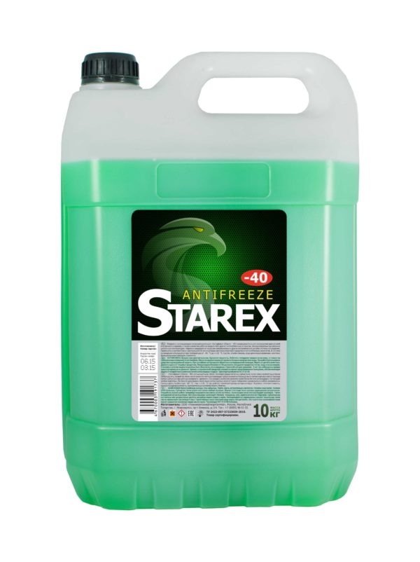 STAREX Антифриз -40 10кг Зелений