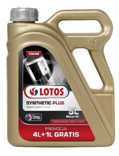 LOTOS Олива SYNTETIC PLUS SAE 5w40 (4+1) API SN/CF 5л