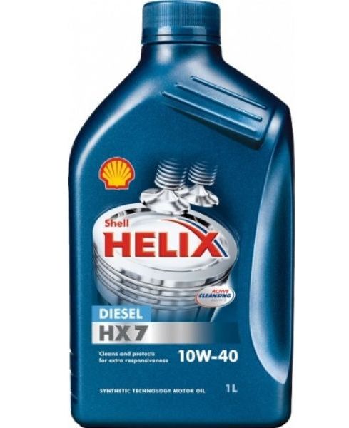SHELL Олива мот. Helix Diesel HX7 10w40 1л