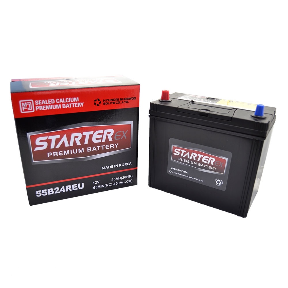 STARTER EX Акумулятор 45Ah Tk (+ /-) 450А JAPAN 55B24R
