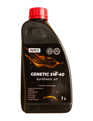 AVEX олива мот. GENETIC 5W40 Synth SN/CF 1л