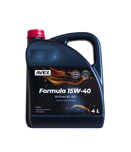 AVEX олива мот. Formula 15W40 SF/CC 4л