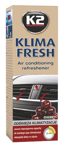 K2 Klima Fresh Очиститель освежитель кондиционера (вишня) 150мл. art K222CH