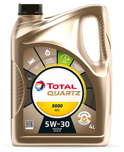 TOTAL Олива мот. QUARTZ 9000 NFC 5W30 4л A5/B5, A1/B