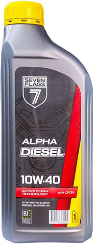 Seven Flags ALPHA DIESEL Олива моторна Dies 10W40 1л CF/SL