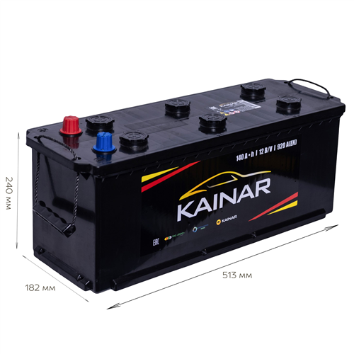 KAINAR Акумулятор 6СТ-140 АПЗ EN920 (+/-)