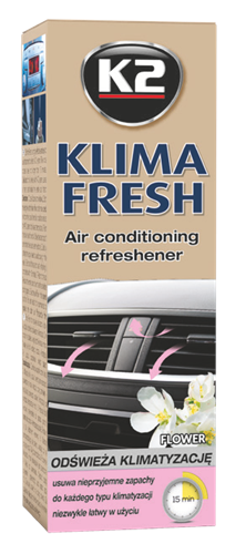K2 Klima Fresh Очисник освіжувач кондиціонерів (квітка) 150мл. art K222FL