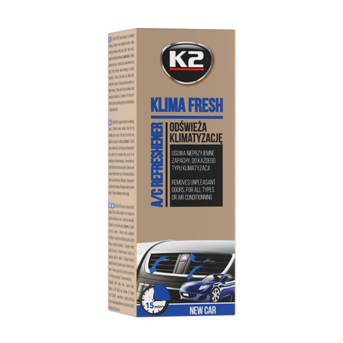 K2 Klima Fresh Очиститель освежитель кондиционера (н.машина) 150мл. art K222NC