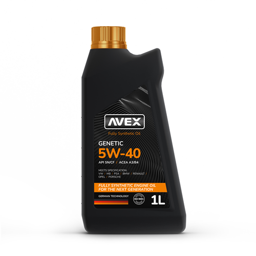 AVEX олива мот. GENETIC 5W40 Synth SN/CF 1л
