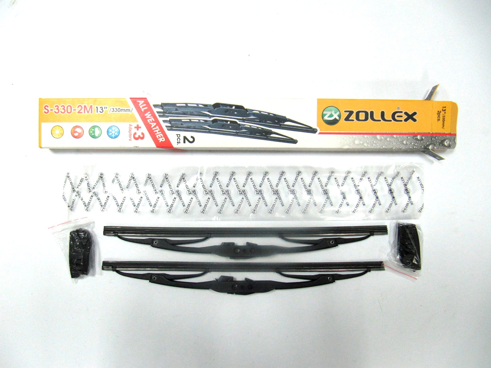 Zollex Щітка склоочисника метал 13&#34 (330 mm) S-330-2M (2шт.)