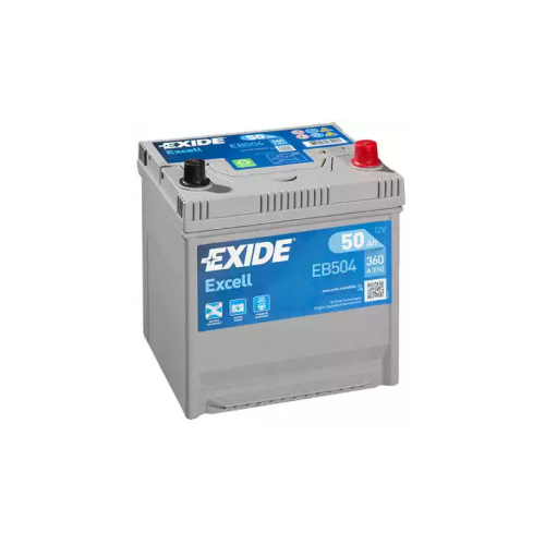 EXIDE Акумулятор 50Ah (-/+) 360A EB504