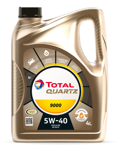 TOTAL Олива мот. QUARTZ 9000 5W40 4л A3/B4