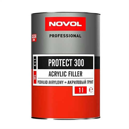 NOVOL Грунт акриловий Protect300 4+1 1л. (Сiрий.) 37011