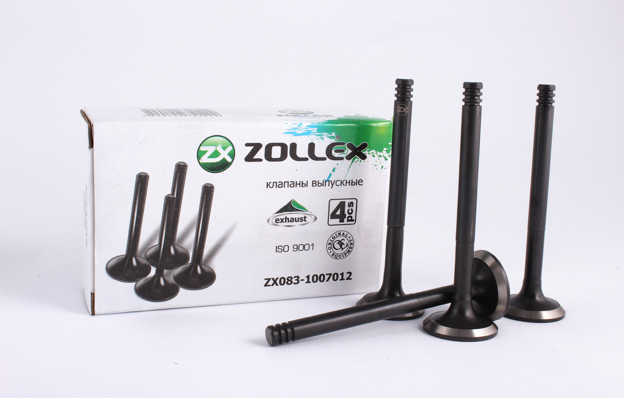 Zollex Клапан випускний Ваз 21083 ZX083-1007012 к-т.