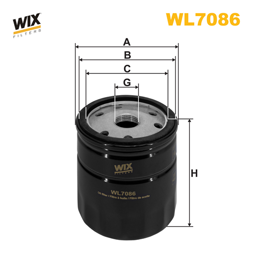 WIX WL7086-12 Фільтр масляний Filtron OP 540/1 Т