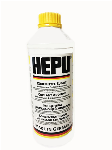 HEPU Концентрат охолоджуючоi рiдини P999 G12 (жовтий) 1,5л