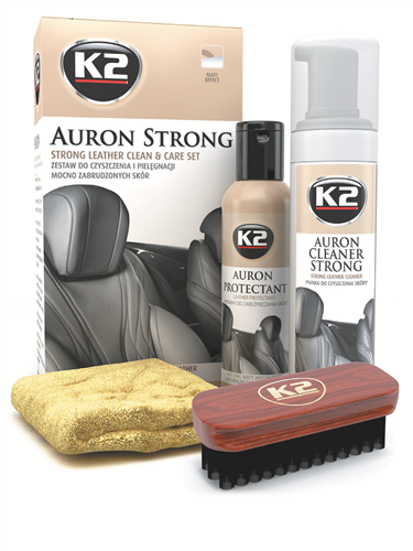 K2 Auron Strong Набір для очищення шкіряного салону art G421