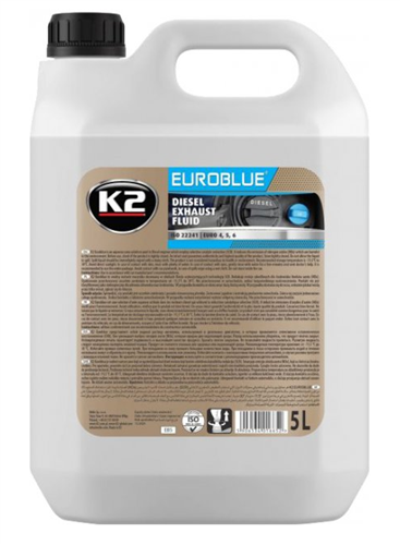 K2 EUROBLUE розчин сечовини для очищ диз. вихлопів 5л EB5