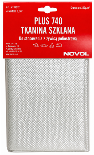 NOVOL Склотканина (350гр./м2) 0,5 кв.м. 36012