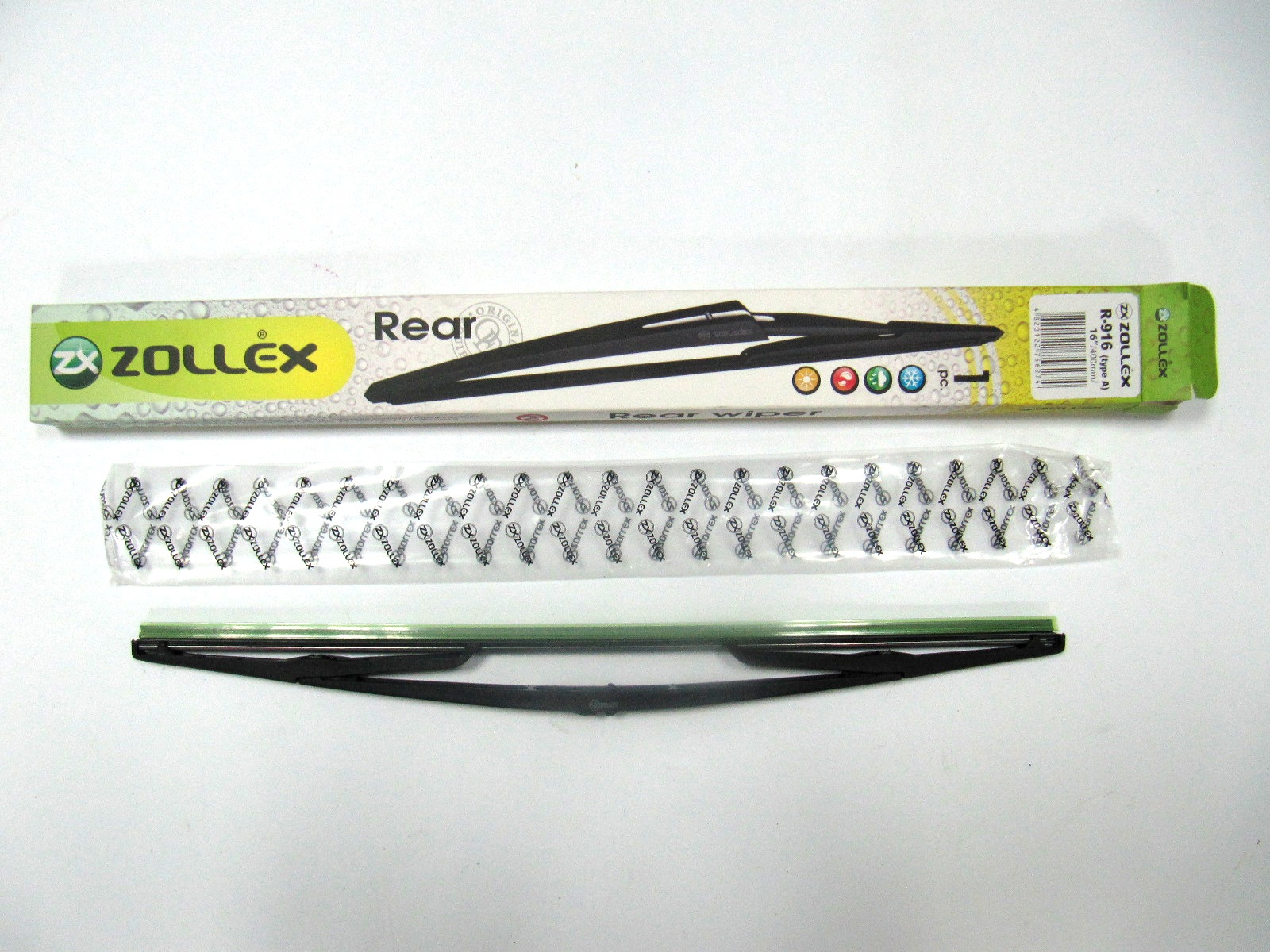 Zollex Щітка заднього склоочисника (400 mm) R-916 (1шт.)