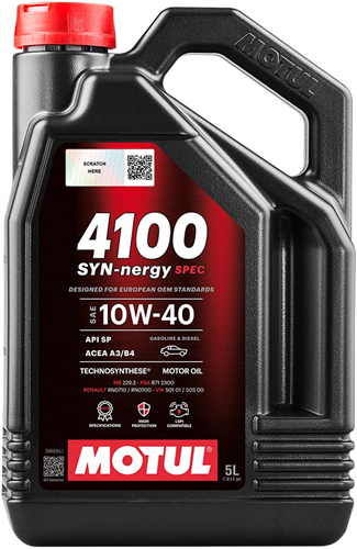 Motul Олива моторна 4100 SYN-nergy SPEC 10w40 5л
