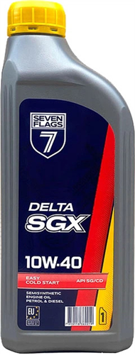 Seven Flags DELTA SGX Олива моторна 10W40 1л SG/CD