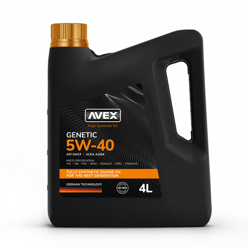 AVEX олива мот. GENETIC 5W40 Synth SN/CF 4л