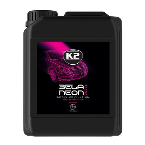 K2 Bela Pro NEON Активна піна для миття авто (рожева) 5л art.D0155