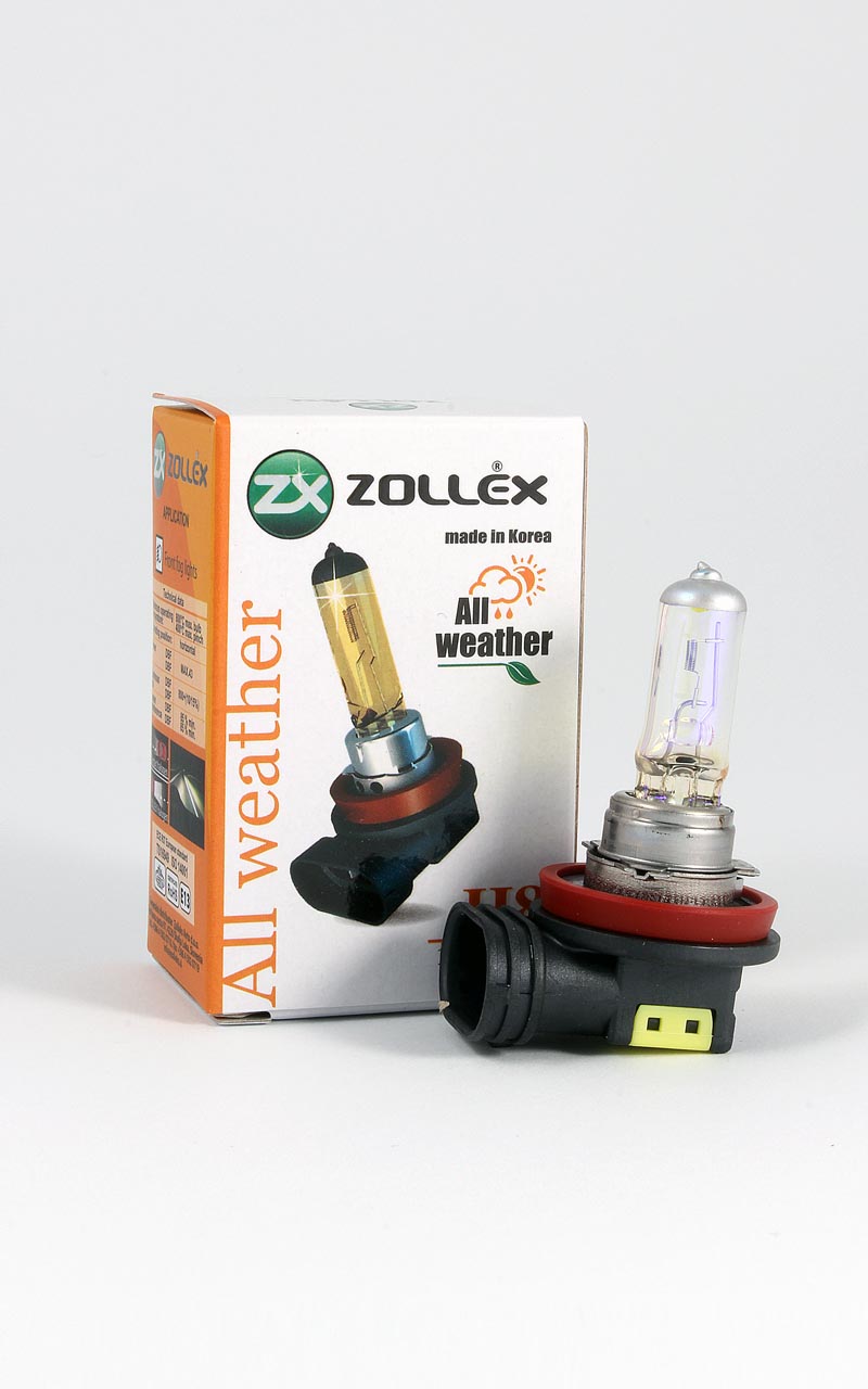 Zollex Лампа авто галоген. H8 12V 35W All weather 61224
