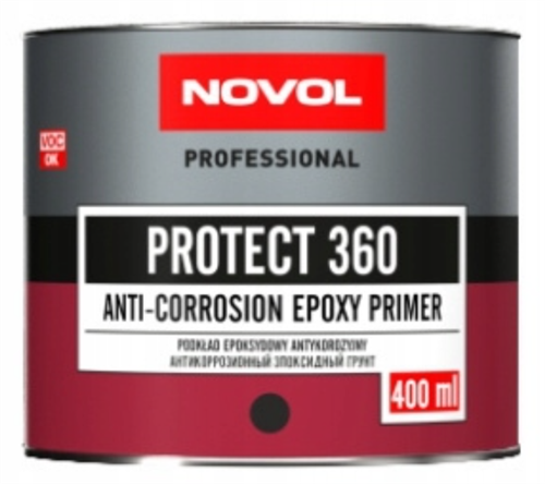 NOVOL Грунт епоксидний чорний Protect360 1 0.4л+0,4л 91580