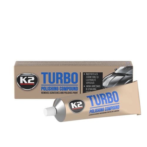 K2 TURBO TEMPO Воскова паста для полір. кузова 120гр. art EK0010