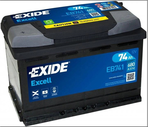 EXIDE EXCELL Акумулятор 74Ah (-/+) 680EN