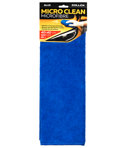Zollex Серветка ZP-005 (мікрофібра) синя 40*40см, 300 г/м2 17514