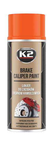 K2 CALIPER фарба високотемпературна для супортів гальм (помаранч.). art L346PO