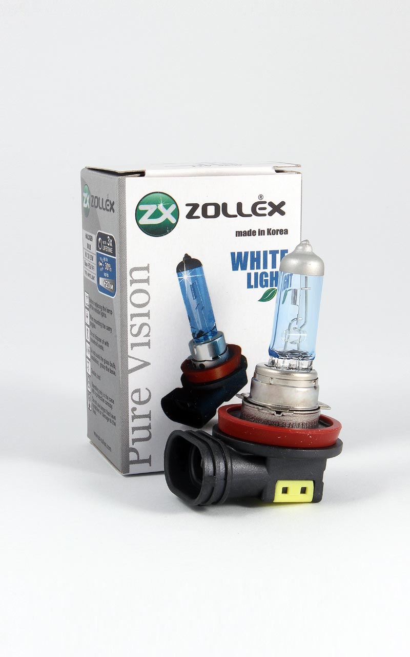 Zollex Лампа авто галоген. H8 12V 35W Pure vision 60224