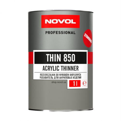 NOVOL Розчинник THIN 850 для акрил.виробів 1.0л 32102